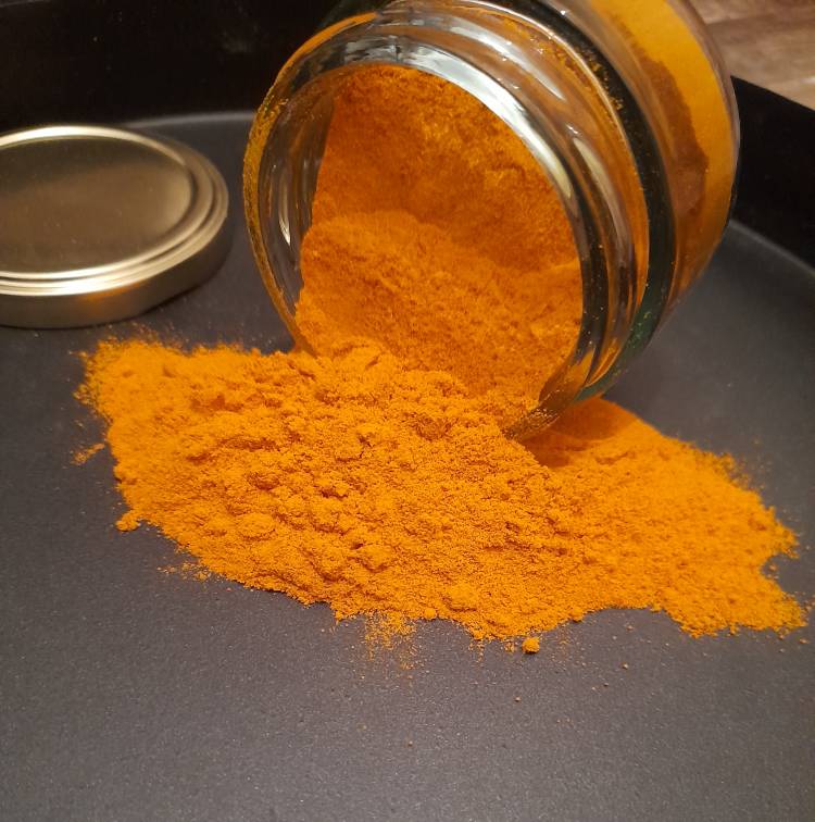 ادویه زردچوبه نیل چاشنی ظرف شیشه ای 50گرمی